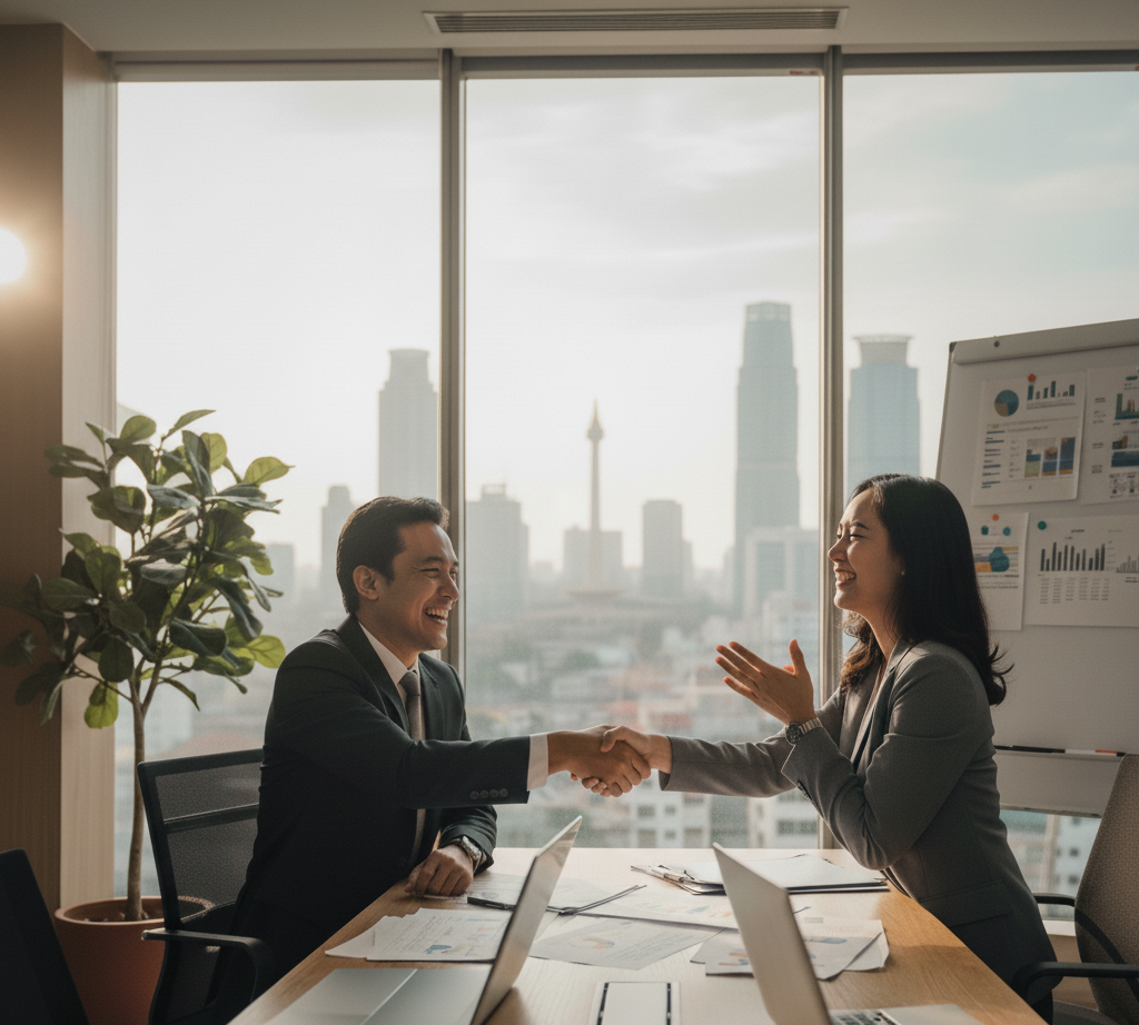 Business team collaboration